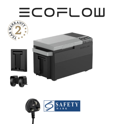 EcoFlow GLACIER Portable Refrigerator with Battery, Handle and Wheel - 2 Years Local Manufacturer Warranty
