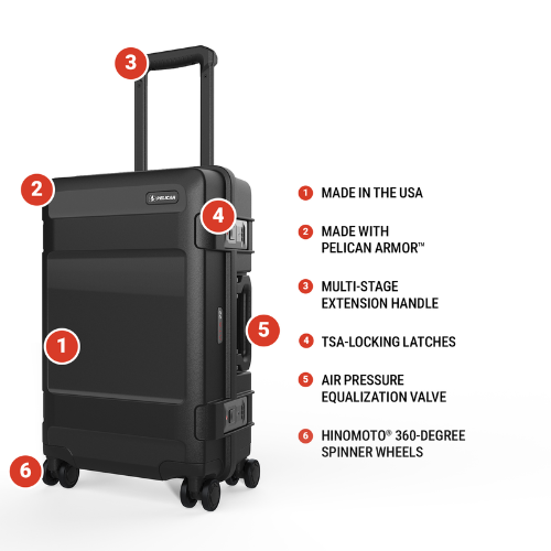 Pelican HC22 Travel 22" ATX Carry-On Hard-Sided Luggage