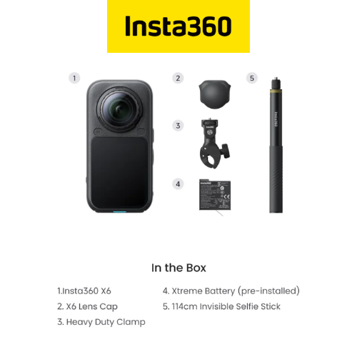 Insta360 X6 Flagship 8K 360 Camera