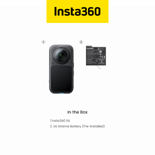 Insta360 X6 Flagship 8K 360 Camera