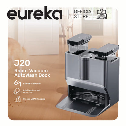 Eureka NER J20 Ultra Redefining Robot Vacuum FREE Cleaning Solution (2years Local Manufacturer Warranty)
