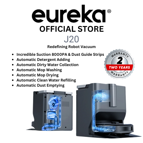 Eureka J20 Redefining Robot Vacuum (2years Local Manufacturer Warranty)