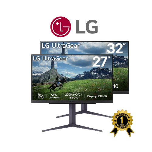 LG 27|32" Nano IPS QHD 180HZ Gaming Monitor ( 27GS85Q-B | 32GS85Q-B )