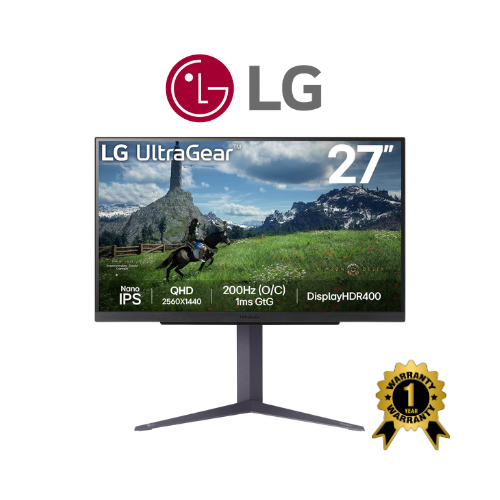 LG 27|32" Nano IPS QHD 180HZ Gaming Monitor ( 27GS85Q-B | 32GS85Q-B )