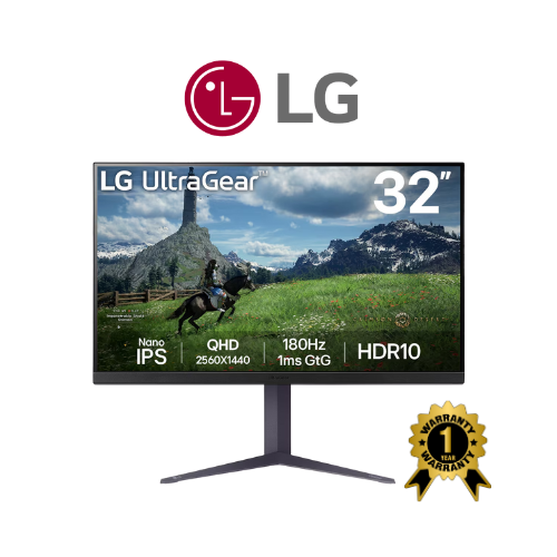 LG 27|32" Nano IPS QHD 180HZ Gaming Monitor ( 27GS85Q-B | 32GS85Q-B )