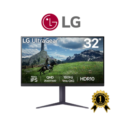 LG 27|32" Nano IPS QHD 180HZ Gaming Monitor ( 27GS85Q-B | 32GS85Q-B )