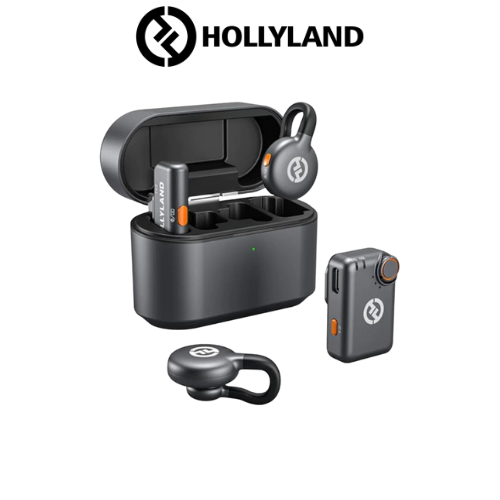 Hollyland Lark M2S Ultimate Combo (Camera RX+Lightning RX) Wireless Lavalier Microphone for iPhone/Camera/Android/PC