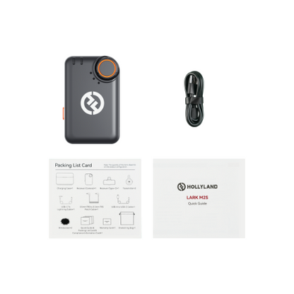 Hollyland LARK M2S Ultimate Combo (Camera RX+Lightning RX) Wireless Lavalier Microphone - 1 Year Manufacturer Warranty