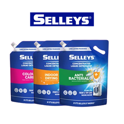 Selleys Laundry Liquid Detergent (Colour Care / Indoor Drying / Anti-Bacterial)
