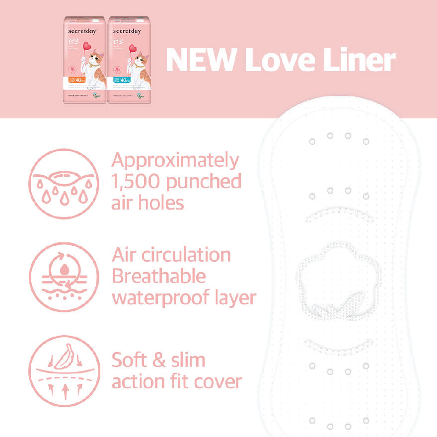 SECRETDAY - LOVE PLUS LONG LINER 18CM 40S