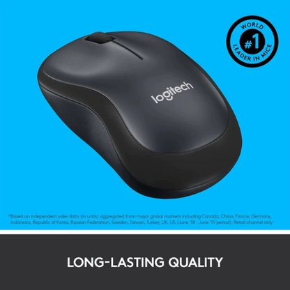 Logitech M221 Silent Wireless Mouse - 3 Years Warranty