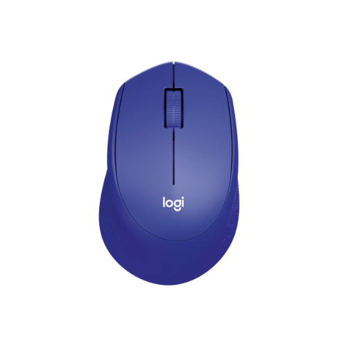 Logitech M331 Silent Plus Wireless Mouse (Black / Red / Blue) - 1 Year Warranty