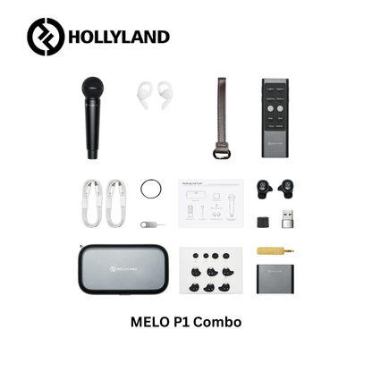 Hollyland Melo P1 (Combo/Solo/Ultimate Combo) Compact Wireless Real-Time Vocal Mixing System