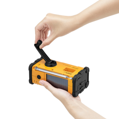 Sangean MMR-88 FCC AM / FM / WX / Multi-Powered Radio (Yellow) - 1 Year Manufacturer Warranty