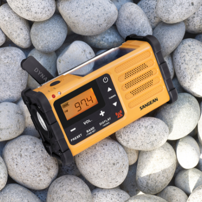 Sangean MMR-88 FCC AM / FM / WX / Multi-Powered Radio (Yellow) - 1 Year Manufacturer Warranty