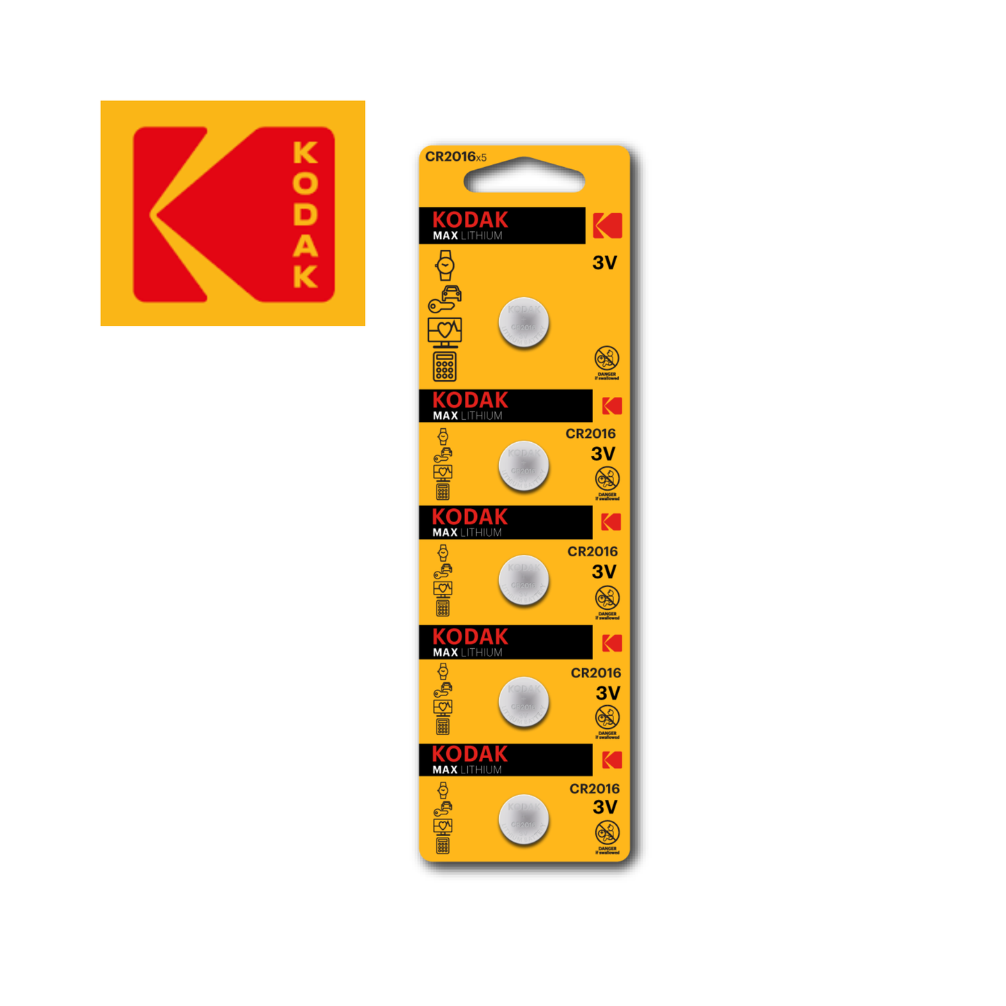 Kodak Batteries - Max Lithium Button Cell Batteries