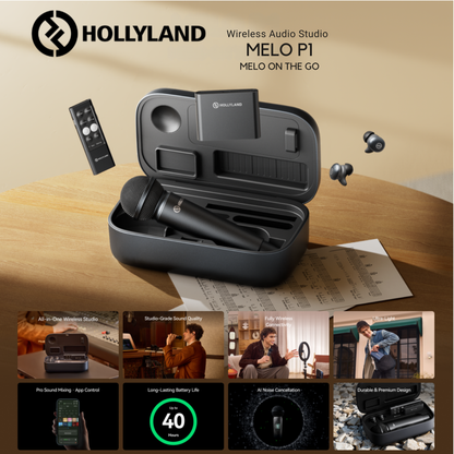 Hollyland Melo P1 (Combo/Solo/Ultimate Combo) Compact Wireless Real-Time Vocal Mixing System