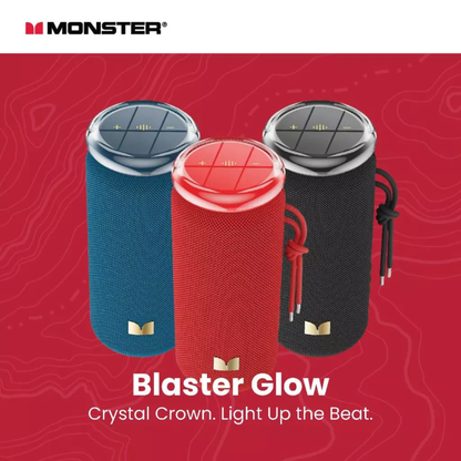 Monster Blaster Glow Portable Bluetooth Speaker - M210