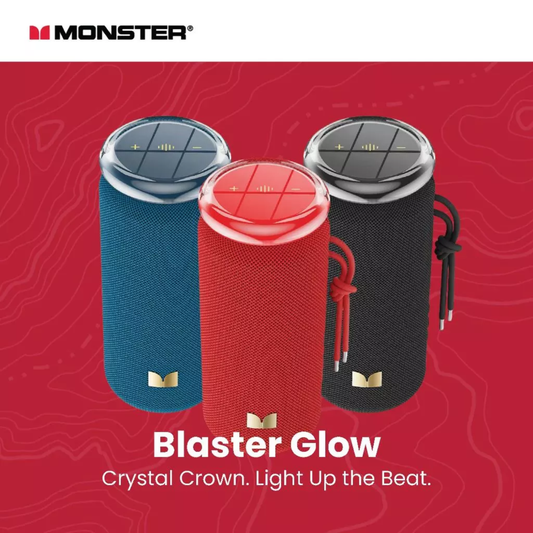 Monster Blaster Glow Portable Bluetooth Speaker - M210