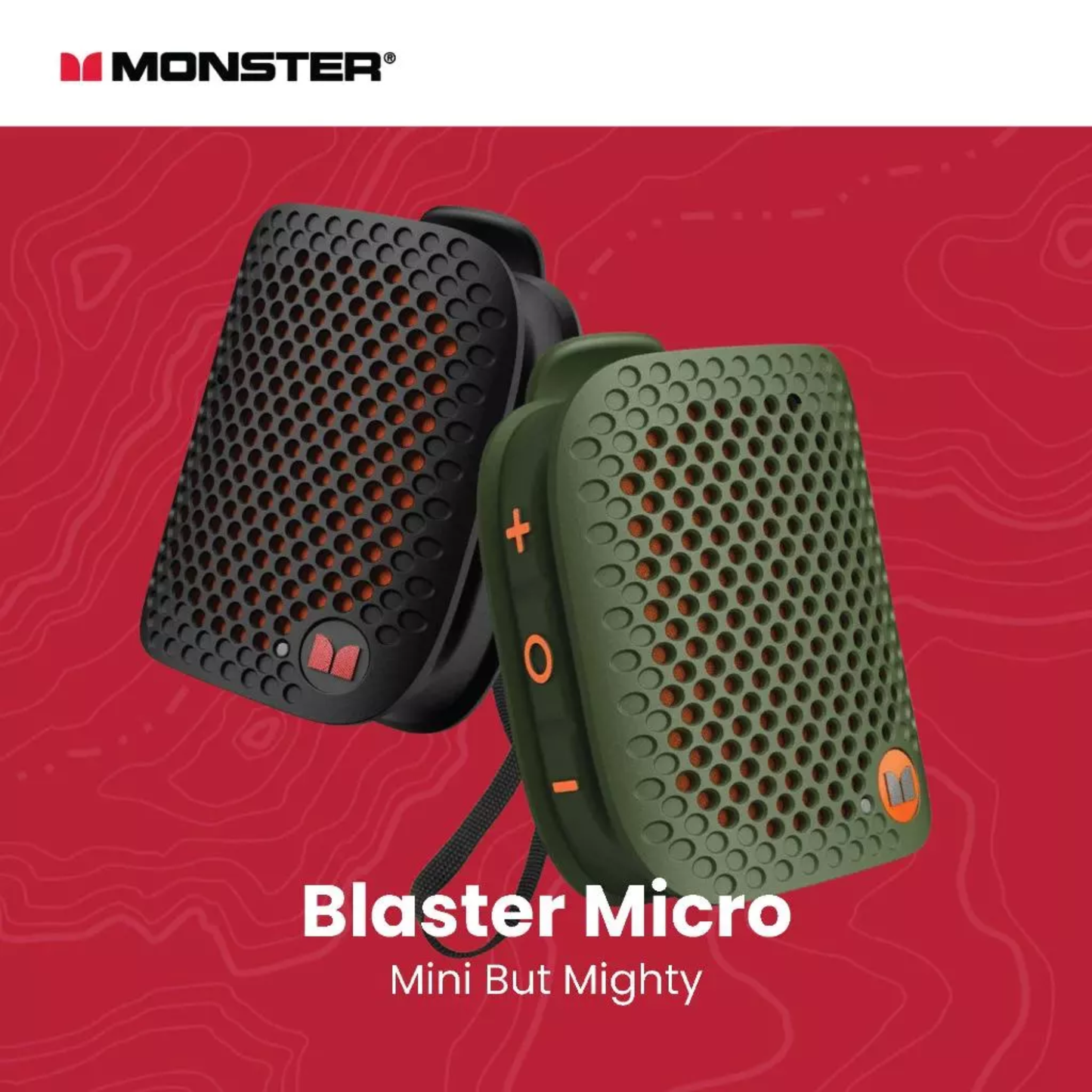 Monster Blaster Micro Wearable Bluetooth Speaker - D127