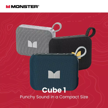 Monster Cube 1 Portable Bluetooth Speaker-D135