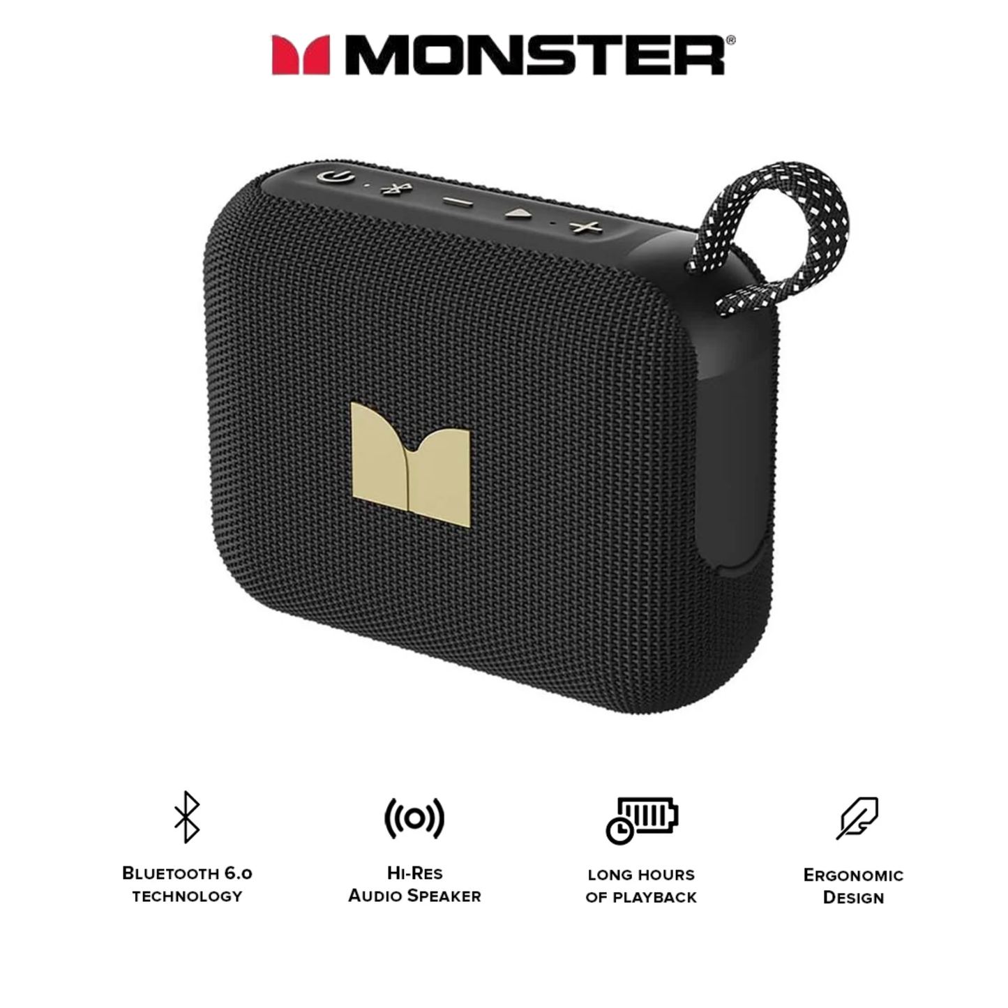 Monster Cube 1 Portable Bluetooth Speaker-D135