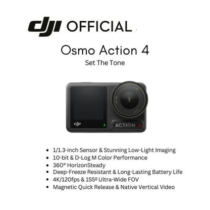 DJI Osmo Action sensor&stunning low light imaging