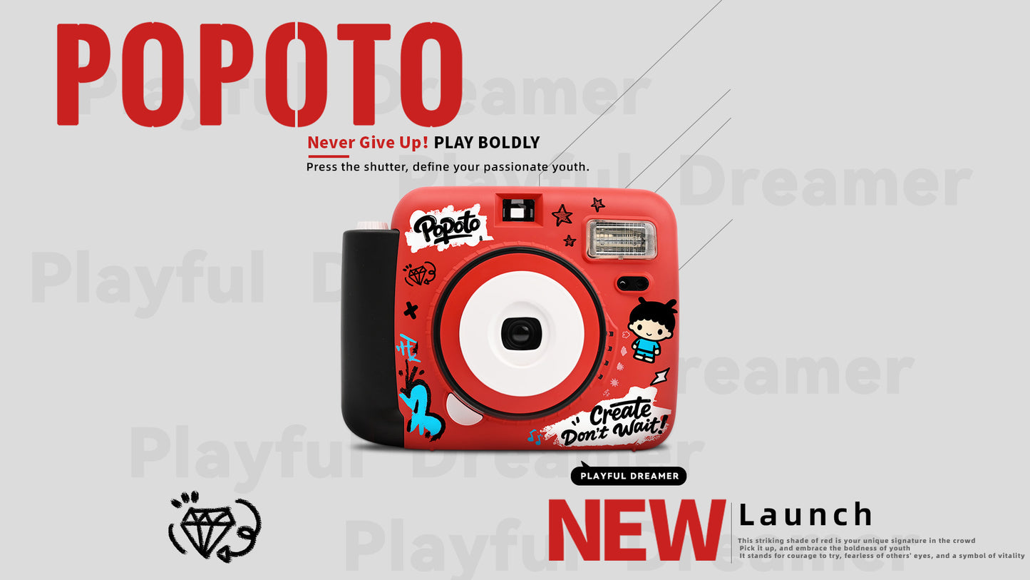 Popoto Instant Film Camera