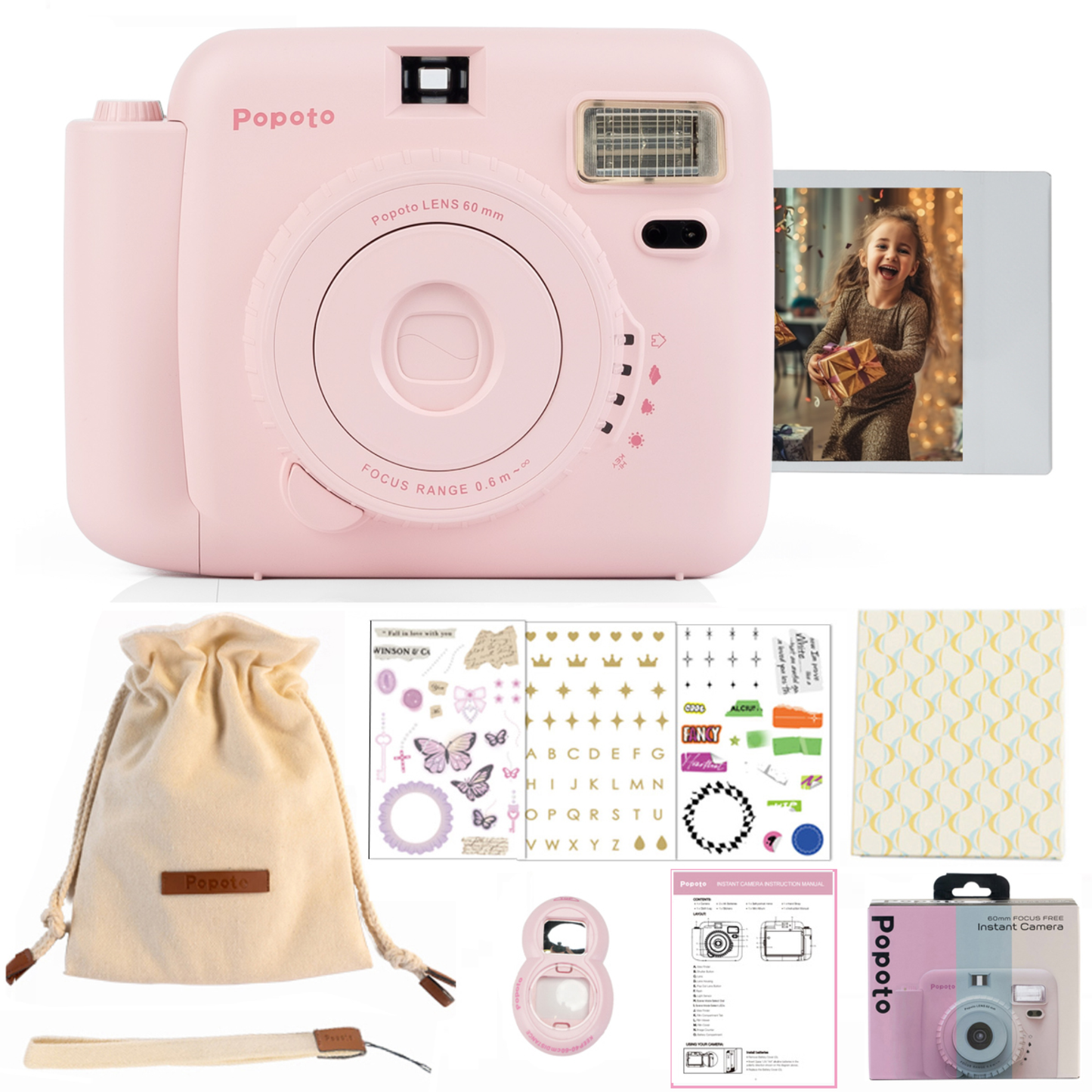 Popoto Instant Film Camera
