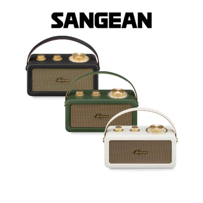 Sangean RA-101 (FM / Bluetooth / TWS / AUX Portable Wooden Cabinet Radio)