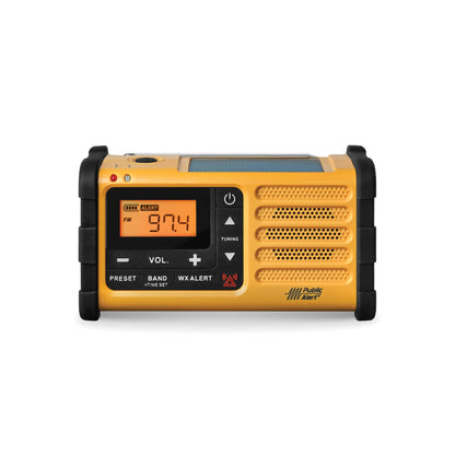 Sangean MMR-88 FCC AM / FM / WX / Multi-Powered Radio (Yellow) - 1 Year Manufacturer Warranty