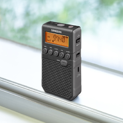 Sangean DT-800 (USB-C) AM / FM-RDS Pocket Radio