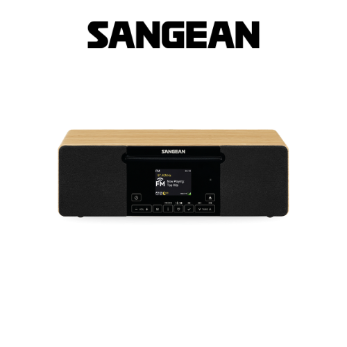 Sangean WR-60 (AM / FM-RDS / CD / AUX / Bluetooth Wooden Cabinet Radio) - 1 Year Warranty