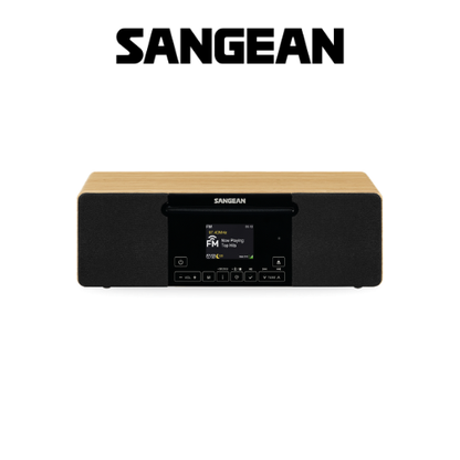Sangean WR-60 (AM / FM-RDS / CD / AUX / Bluetooth Wooden Cabinet Radio) - 1 Year Warranty