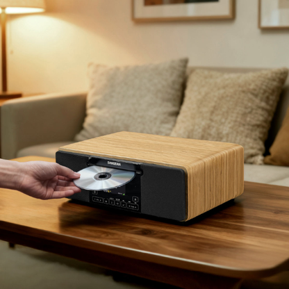 Sangean WR-60 (AM / FM-RDS / CD / AUX / Bluetooth Wooden Cabinet Radio) - 1 Year Warranty