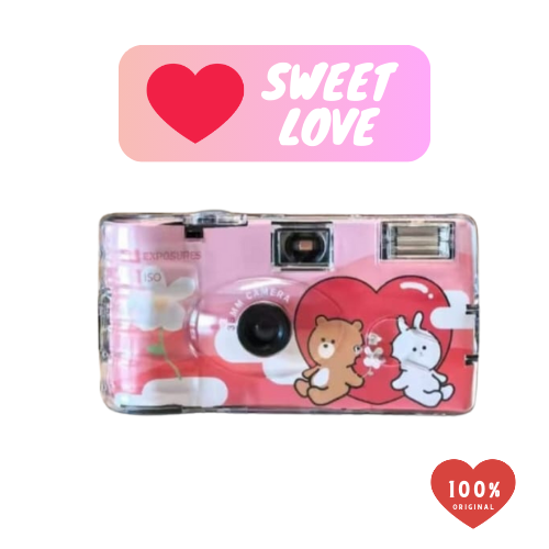 Sweet Love Cartoon 27 Exposures Disposable Film Camera