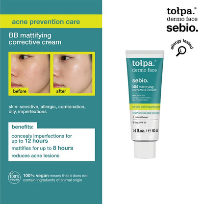 Tolpa Sebio. BB Mattifying Corrective Cream 40ml