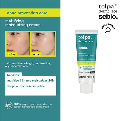 Tolpa Sebio. Mattifying Moisturizing Cream 40ml