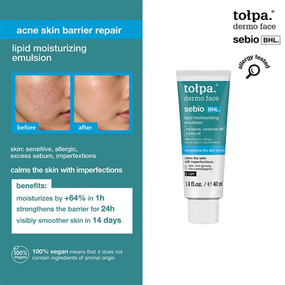 Tolpa Sebio BHL. Lipid Moisturizing Emulsion 40ml