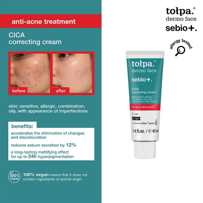 Tolpa Sebio+. Cica Correcting Cream 40ml