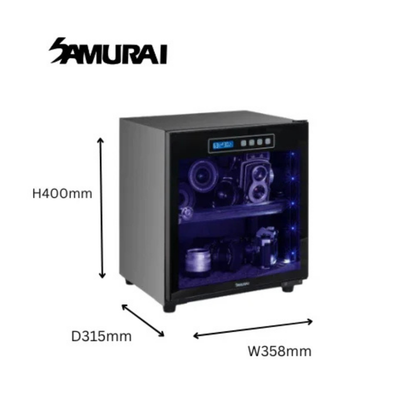 Samurai Digital Dry Cabinet with UVA Sterilization UVA-028(25L)/UVA-040(40L)/UVA-068(60L) - 5 Years Local Manufacturer Warranty