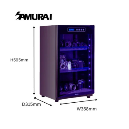 Samurai Digital Dry Cabinet with UVA Sterilization UVA-028(25L)/UVA-040(40L)/UVA-068(60L) - 5 Years Local Manufacturer Warranty
