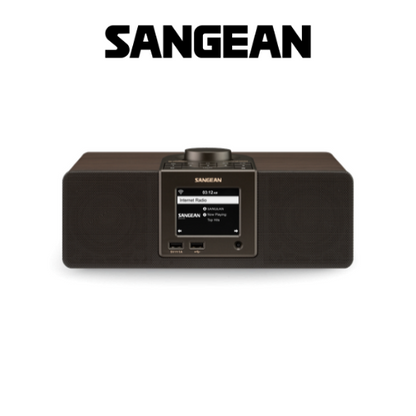 Sangean WFR-32 FCC Internet / AUX / Bluetooth / Spotify Connect / Cloud Music / Air Music Control Digital Wooden Radio