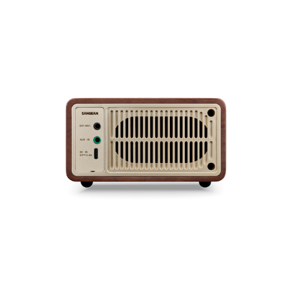 Sangean WR-7 PLUS FM / Bluetooth / AUX Wooden Cabinet Radio