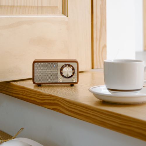 Sangean WR-7 PLUS FM / Bluetooth / AUX Wooden Cabinet Radio