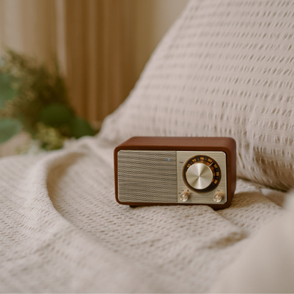 Sangean WR-7 PLUS FM / Bluetooth / AUX Wooden Cabinet Radio