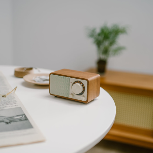 Sangean WR-7 PLUS FM / Bluetooth / AUX Wooden Cabinet Radio