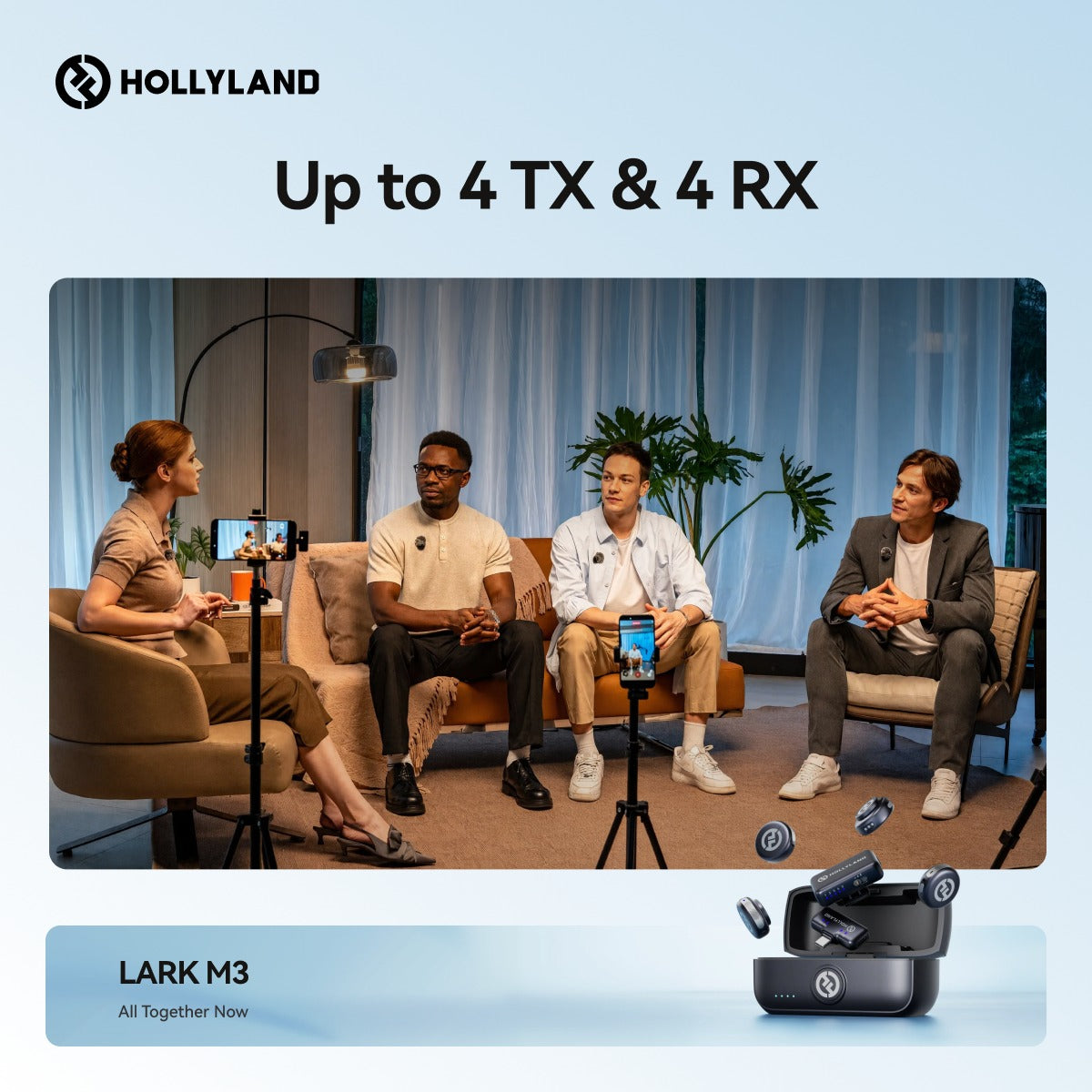 Hollyland Lark M3 Combos Wireless Microphone