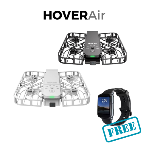HOVERAir X1 Pocket-Sized 125g lightweight compact Self-Flying Camera Drone FREE Dizo fitness watch- 1 year local manufacturing warranty