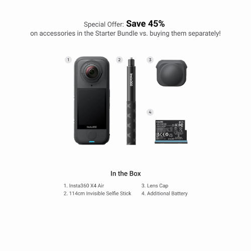 Insta360 X4 Air - Ultralight 8K 360 Action Camera
